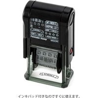 デザインフィル スタンプ 回転印 英字・リスト柄 35376006 1個