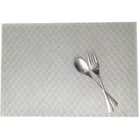 サンケーキコム 高知 和紙 テーブルマット 小梅 白 KJP-38 1セット(15枚:5枚×3)（直送品）