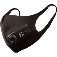 マスク専用電動ファン [AIR BOO エアーブー] BOO-B-SET-F 1セット 山真製鋸（直送品）