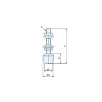 ナベヤ クランピングボルト911 S911ー1 S911-1 1セット(7個)（直送品）