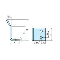 ナベヤ Qーロックエレメント用ラフガイドLプレート QLーRGL10S QL-RGL10S 1セット(4個)（直送品）