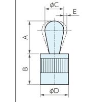 ナベヤ クランプピンCPA型 CPAー0510ー3 CPA-0510-3 1セット(7個)（直送品）