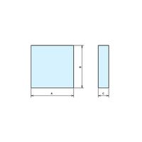 ナベヤ 防振パッド(シロディン) GSD0070ー150ー25 GSD0070-150-25 1セット(3個)（直送品）