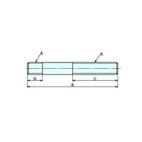 ナベヤ クランピングスタッド BC14175 1セット(12本)（直送品）