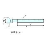 ナベヤ Tスロットボルト(ハイテンション) BTH1420 1セット(4本)（直送品）