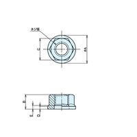 ナベヤ Sナット SFM0010 1セット(46個)（直送品）