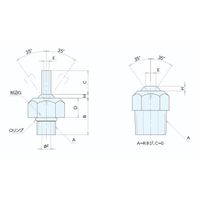 ナベヤ インサートノズルJB型 JB10ー4 JB10-4 1セット(2個)（直送品）