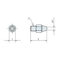 ナベヤ インサートノズル用スプレーチップ ST3.5ー1 ST3.5-1 1セット(5個)（直送品）