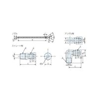 ナベヤ インサートノズルJT型 JT4Bー1BS JT4B-1BS 1セット(6個)（直送品）