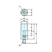 ナベヤ スイングクランプホルダーS型 SHー12120A 1セット(3個)（直送品）