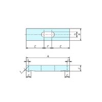 ナベヤ ダブルエンドクランプ WECー10 WEC-10 1セット(5個)（直送品）