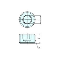 ナベヤ 平行スクリュープラグ SSPーM16 SSP-M16 1セット(53個)（直送品）