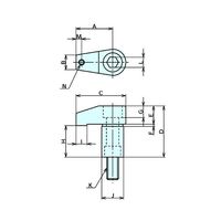 ナベヤ スイングクランプS型 SSー18 SS-18 1セット(2個)（直送品）