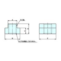 ナベヤ Tスロットナット TNM1810 1セット(20個)（直送品）