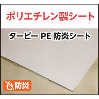 整理整頓_ポリエチレン製シート（防炎）（900mm×3600mm）_ハトメ_横断幕_１枚_萩原工業_fcs002（直送品）