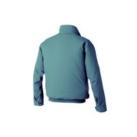 空調服 空調服(R)難燃長袖ブルゾン(横ファン)(ウェアのみ)/グレー/LL KU92610/GLAY/LL 1着（直送品）