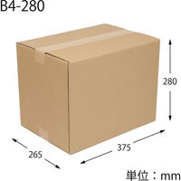 シモジマ 段ボール B4用-280 4mm厚 無地 002122989 1ケース(10枚)（わけあり品）
