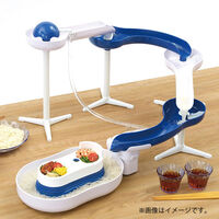 ベストコ リバティーコーポレーション ウォータースライダー 流しそうめん ホワイト LD-281 1個（わけあり品）