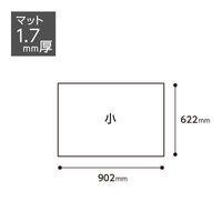 コクヨ デスクマット軟質S(非転写) 透明 下敷き無 7号 マ-517 1枚（わけあり品）