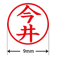 認印 プラス ネームキューブ 今井 ブラック 浸透印 58321 1個（直送品）