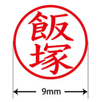 認印 プラス ネームキューブ 飯塚 ピンク 浸透印 60705 1個（直送品）
