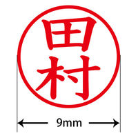 認印 プラス ネームキューブ 田村 ブルー 浸透印 61557 1個（直送品）