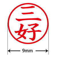 認印 プラス ネームキューブ 三好 グリーン 浸透印 60634 1個（直送品）