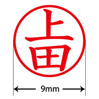 認印 プラス ネームキューブ 上田 ブラック 浸透印 58328 1個（直送品）