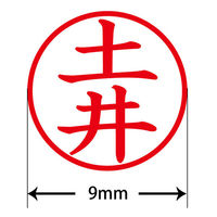 認印 プラス ネームキューブ 土井 ブラック 浸透印 58480 1個（直送品）