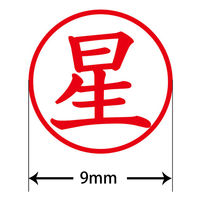 認印 プラス ネームキューブ 星 ブラック 浸透印 58539 1個（直送品）