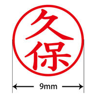 認印 プラス ネームキューブ 久保 グリーン 浸透印 60424 1個（直送品）