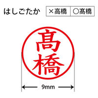 認印 プラス ネームキューブ ◆高橋 ホワイト 浸透印 59978 1個（直送品）