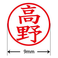 認印 プラス ネームキューブ 高野 ホワイト 浸透印 59976 1個（直送品）