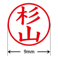 認印 プラス ネームキューブ 杉山 グリーン 浸透印 60484 1個（直送品）