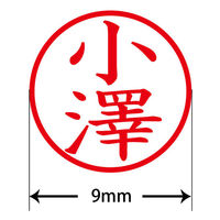 認印 プラス ネームキューブ 小澤 ピンク 浸透印 60766 1個（直送品）