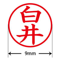 認印 プラス ネームキューブ 白井 グリーン 浸透印 60467 1個（直送品）