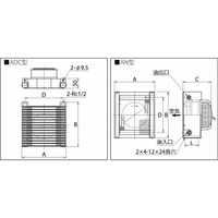 理研機器 リケン アクセサリー ADC-187-11K-1 1個（直送品）
