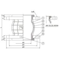 倉敷化工 マルチフレックス JMー20 1ケ（直送品）