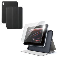 エレコム iPad(A16/第10世代)ガラスフィルム付 衝撃吸収ケース TB-A26RSASTBK 1個