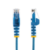 Startech.com カテゴリ6スリムLANケーブル 25cm ブルー より線 UTP LSZH N6PAT25CMBLS 1個（直送品）