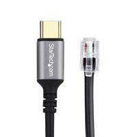 USB-C - RJ9変換アダプターケーブル/1.8m/電話受話機接続用 UR9-HEADSET-ADAPTER 1個（直送品）