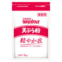 業務用　天ぷら粉　軽やか衣　1セット（1袋（1kg）×3）　日清製粉ウェルナ