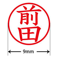 認印 プラス ネームキューブ 前田 ブラック 浸透印 58550 1個（直送品）