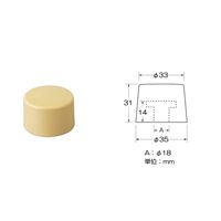 エスコ 33mm ソフトハンマーヘッド EA575WS-35A 1セット(10個)（直送品）