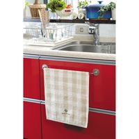 日本製　たためるバー タオル掛け タオルハンガー フック用バー 折りたためる コンパクトキッチン トイレ 洗面所　お風呂場 収納　30cm（直送品）