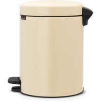 おしゃれ ゴミ箱 ペダル式 かわいい 洗える コンパクト フタ付 インテリア リビング 112423 ペダルビンNewicon5L（直送品）