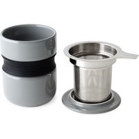 FORLIFE JAPAN カーヴアジアンスタイル ティーカップGry 383GRY 1個（直送品）