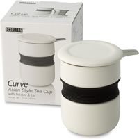 FORLIFE JAPAN カーヴアジアンスタイル ティーカップWht 383WHT 1個（直送品）