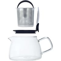 FORLIFE JAPAN ベル グラスティーポット 430mlBkg 809BKG 1個（直送品）