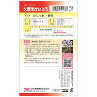 日本農産種苗 久留米けいとう 4960599321787 1セット(5袋入)（直送品）